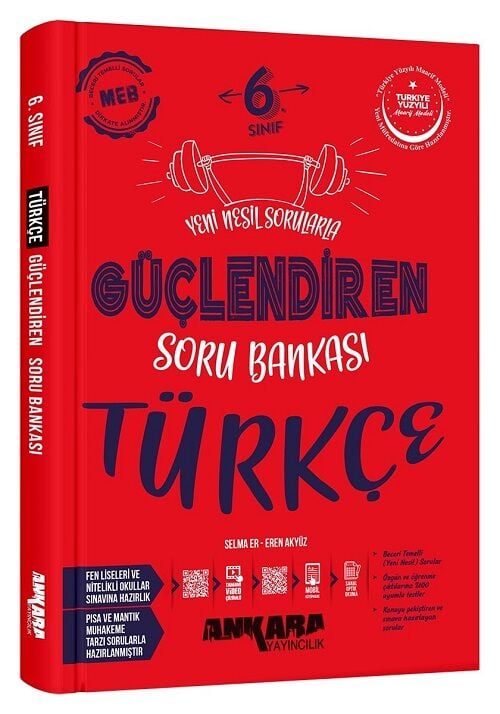 Ankara Yayıncılık 6. Sınıf Türkçe Güçlendiren Soru Bankası Ankara Yayıncılık