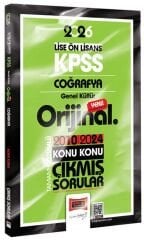 Yargı 2026 KPSS Lise Ön Lisans Coğrafya Orijinal Çıkmış Sorular 2010-2024 Çözümlü Yargı Yayınları