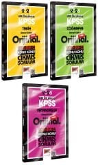 Yargı 2026 KPSS Lise Ön Lisans Tarih+Coğrafya+Vatandaşlık Orijinal Çıkmış Sorular 2010-2024 3 lü Set Yargı Yayınları