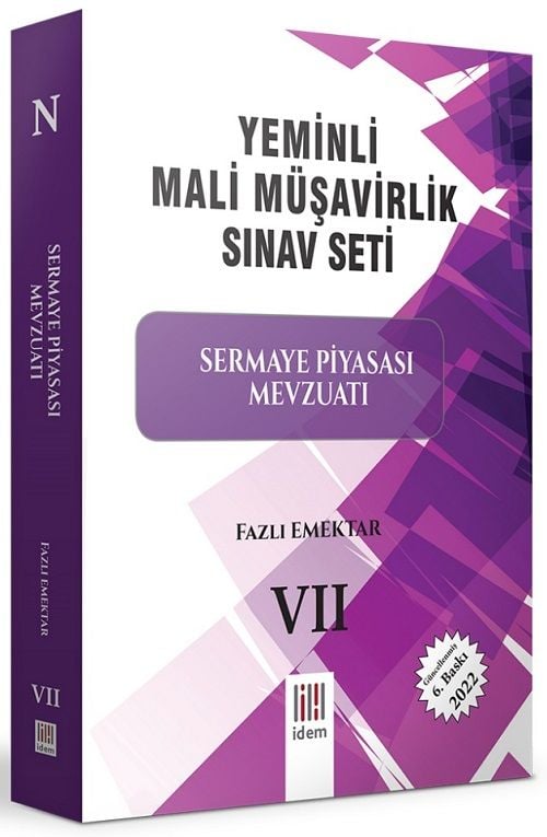 İdem Kitap YMM Yeminli Mali Müşavirlik-7 Sermaye Piyasası Mevzuatı İdem Kitap