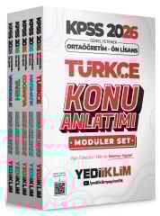 Yediiklim 2026 KPSS Lise Ortaöğretim Ön Lisans Konu Anlatımlı Modüler Set Yediiklim Yayınları