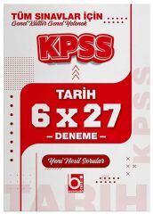 Bigelio 2026 KPSS Tarih 6x27 Deneme Bigelio Yayıncılık