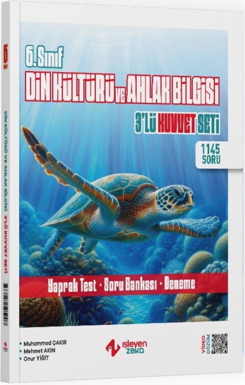 İşleyen Zeka 6. Sınıf Din Kültürü ve Ahlak Bilgisi 3 lü Kuvvet Seti İşleyen Zeka Yayınları