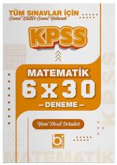 Bigelio 2026 KPSS Matematik 6x30 Deneme Bigelio Yayıncılık