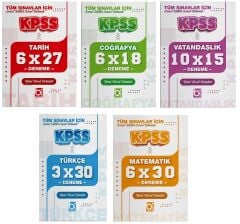 Bigelio 2026 KPSS Genel Yetenek Genel Kültür 31 Deneme 5 li Set Bigelio Yayıncılık