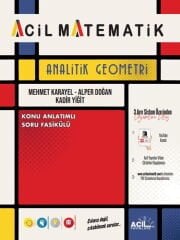 Acil YKS TYT Acil Matematik Analitik Geometri Acil Yayınları