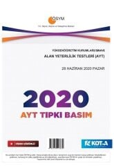 Kota 2020 YKS AYT Tıpkı Basım Çıkmış Sorular Kota Yayınları