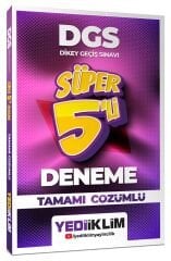Yediiklim 2026 DGS Süper 5 li Deneme Çözümlü Yediiklim Yayınları