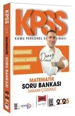 Yargı 2026 KPSS Matematik Soru Bankası Çözümlü - Deniz Atalay Yargı Yayınları