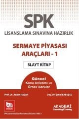 Akademi SPK Sermaye Piyasası Araçları-1 Slayt Kitap Akademi Consulting Yayınları