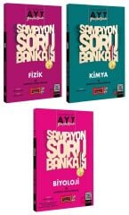 SÜPER FİYAT - Yargı YKS AYT Fizik+Kimya+Biyoloji Şampiyon Soru Bankası 3 lü Set Yargı Yayınları