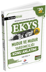 Dizgi Kitap 2026 MEB EKYS Müdür ve Yardımcılığı Konu Anlatımı 4. Baskı - Fatih Sesli Dizgi Kitap