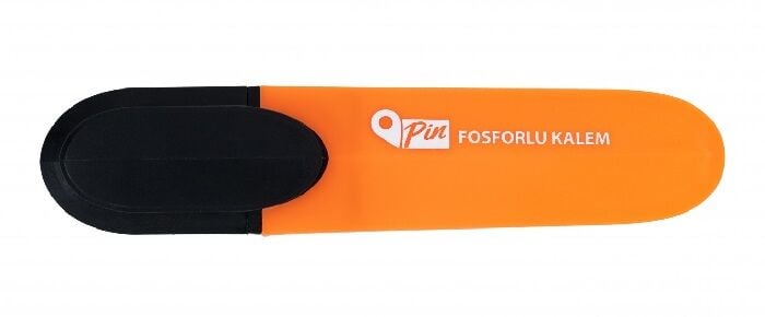 Pin Fosforlu Kalem Turuncu 800