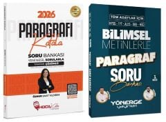 Hoca Kafası + Yönerge 2026 KPSS TYT ALES DGS Kafala + Bilimsel Metinlerle Paragraf Soru Bankası 2 li Set - Öznur Saat Yıldırım Hoca Kafası + Yönerge Yayınları