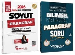 Hoca Kafası + Yönerge 2026 KPSS TYT ALES DGS Soyut + Bilimsel Metinlerle Paragraf Soru Bankası 2 li Set - Öznur Saat Yıldırım Hoca Kafası + Yönerge Yayınları