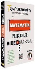 Tasarı TYT DGS KPSS ALES MSÜ Matematik Problemler Video Ders Notları-3 - Cem Öztürk Tasarı Yayınları