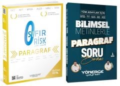 Üç Dört Beş + Yönerge 2026 YKS TYT AYT KPSS Sıfır Risk + Bilimsel Metinlerle Paragraf Soru Bankası 2 li Set - Hamza Kaya Üç Dört Beş + Yönerge Yayınları