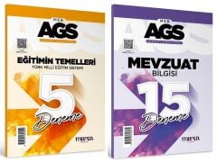 Marka MEB-AGS Eğitimin Temelleri ve Türk Milli Eğitim Sistemi + Mevzuat Bilgisi 20 Deneme 2 li Set Marka Yayınları