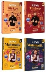 Yediiklim 2026 KPSS Türkçe + Matematik Atölye Video Ders Notları + Soru Bankası 4 lü Set Yediiklim Yayınları