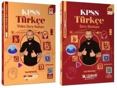 Yediiklim 2026 KPSS Türkçe Atölye Video Ders Notları + Soru Bankası 2 li Set - Yusuf Bayraktar Yediiklim Yayınları