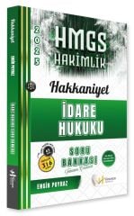 VİP Hukuk 2025 HAKKANİYET HMGS Hakimlik İdare Hukuku Soru Bankası Çözümlü - Engin Poyraz VİP Hukuk Yayıncılık