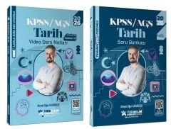 Yediiklim 2026 KPSS MEB-AGS Tarih Atölye Video Ders Notları + Soru Bankası 2 li Set - Ahmet Uğur Karakuza Yediiklim Yayınları