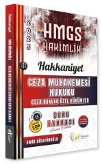 VİP Hukuk 2025 HAKKANİYET HMGS Hakimlik Ceza Muhakemesi Hukuku Özel Hükümler Soru Bankası Çözümlü - Emin Hüseyinoğlu VİP Hukuk Yayıncılık