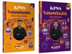 Yediiklim 2026 KPSS Vatandaşlık Atölye Video Ders Notları + Soru Bankası 2 li Set - Yasin Yıldız Yediiklim Yayınları