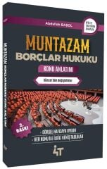 4T Yayınları MUNTAZAM Borçlar Hukuku Konu Anlatımı 2. Baskı - Abdullah Başol 4T Yayınları