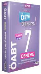 DDY Yayınları ÖABT Din Kültürü Muallim ÖSYM Böyle Sorar 7 Deneme Çözümlü DDY Yayınları