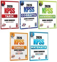 Tekrar Akademi 2026 KPSS Genel Yetenek Genel Kültür Soru Bankası 5 li Set Tekrar Akademi Yayınları