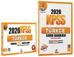 Tekrar Akademi 2026 KPSS Türkçe Video Ders Notları + Soru Bankası 2 li Set - Ercenk Ural Tekrar Akademi Yayınları