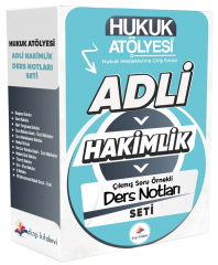 Dizgi Kitap Hukuk Atölyesi Adli Hakimlik Ders Notları Seti Dizgi Kitap