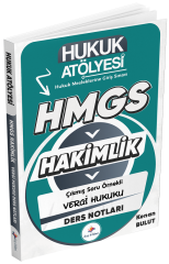 Dizgi Kitap Hukuk Atölyesi HMGS Hakimlik Vergi Hukuku Ders Notları - Kenan Bulut Dizgi Kitap