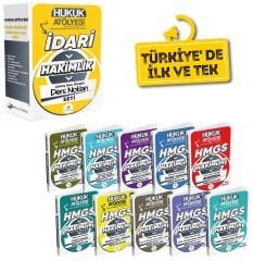 Dizgi Kitap Hukuk Atölyesi İdari Hakimlik Ders Notları Modüler Set Dizgi Kitap