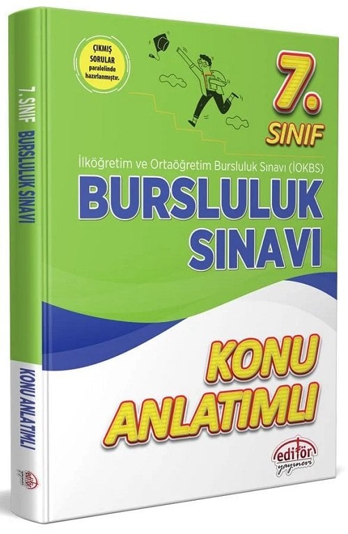 Editör 7. Sınıf İOKBS Bursluluk Sınavı Konu Anlatımlı Editör Yayınları