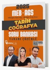 SÜPER FİYAT - Hoca Kafası 2025 MEB-AGS Tarih-Coğrafya Soru Bankası Çözümlü Hoca Kafası Yayınları