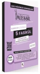 Kuram 2025 MÜESSİR Adli Hakimlik Fasikül 5 Deneme Karekod Çözümlü 8. Baskı Kuram Kitap Yayınları