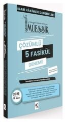 Kuram 2025 MÜESSİR İdari Hakimlik Fasikül 5 Deneme Çözümlü 8. Baskı Kuram Kitap Yayınları