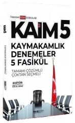 Yakın Eğitim KAİM Kaymakamlık Fasikül 5 Deneme Çözümlü Yakın Eğitim Yayınları