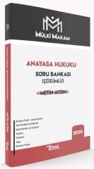 Temsil 2025 MÜLKİ MAKAM Adli İdari Hakimlik Kaymakamlık Anayasa Hukuku Soru Bankası Çözümlü - Metin Aydın Temsil Kitap Yayınları