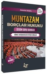 4T Yayınları MUNTAZAM Borçlar Hukuku Özgün Soru Bankası 2. Baskı - Abdullah Başol 4T Yayınları