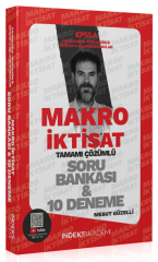 İndeks Akademi 2025 KPSS A Grubu Makro İktisat Soru Bankası ve 10 Deneme Çözümlü - Mesut Güzelli İndeks Akademi Yayıncılık