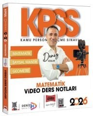 Yargı 2026 KPSS Matematik Video Ders Notları - Deniz Atalay Yargı Yayınları