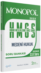 Monopol 2025 HMGS Medeni Hukuk Soru Bankası 2. Baskı - Abdulkerim Yıldırım Monopol Yayınları