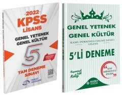 SÜPER FİYAT - Murat + Kuzey Akademi 2022 KPSS Genel Yetenek Genel Kültür 5+5 Deneme 2 li Set Murat + Kuzey Akademi Yayınları