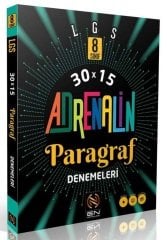 En Yayınları 8. Sınıf LGS Paragraf Adrenalin 30x15 Denemeleri En Yayınları