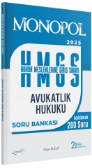 Monopol 2025 HMGS Avukatlık Hukuku Soru Bankası 2. Baskı - Alper Bulur Monopol Yayınları