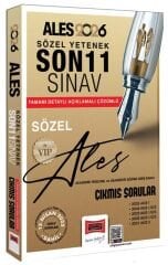Yargı 2026 ALES VIP Sözel Yetenek Çıkmış Sorular Son 11 Sınav Çözümlü Yargı Yayınları