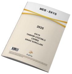 Dizgi Kitap MEB EKYS 2025 Sınavı Çıkmış Sorular Çözümlü Dizgi Kitap